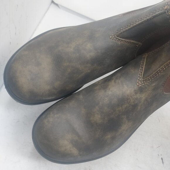 Blundstone MENS Chelsea Rustic Brown Boot - Picture 8 of 9